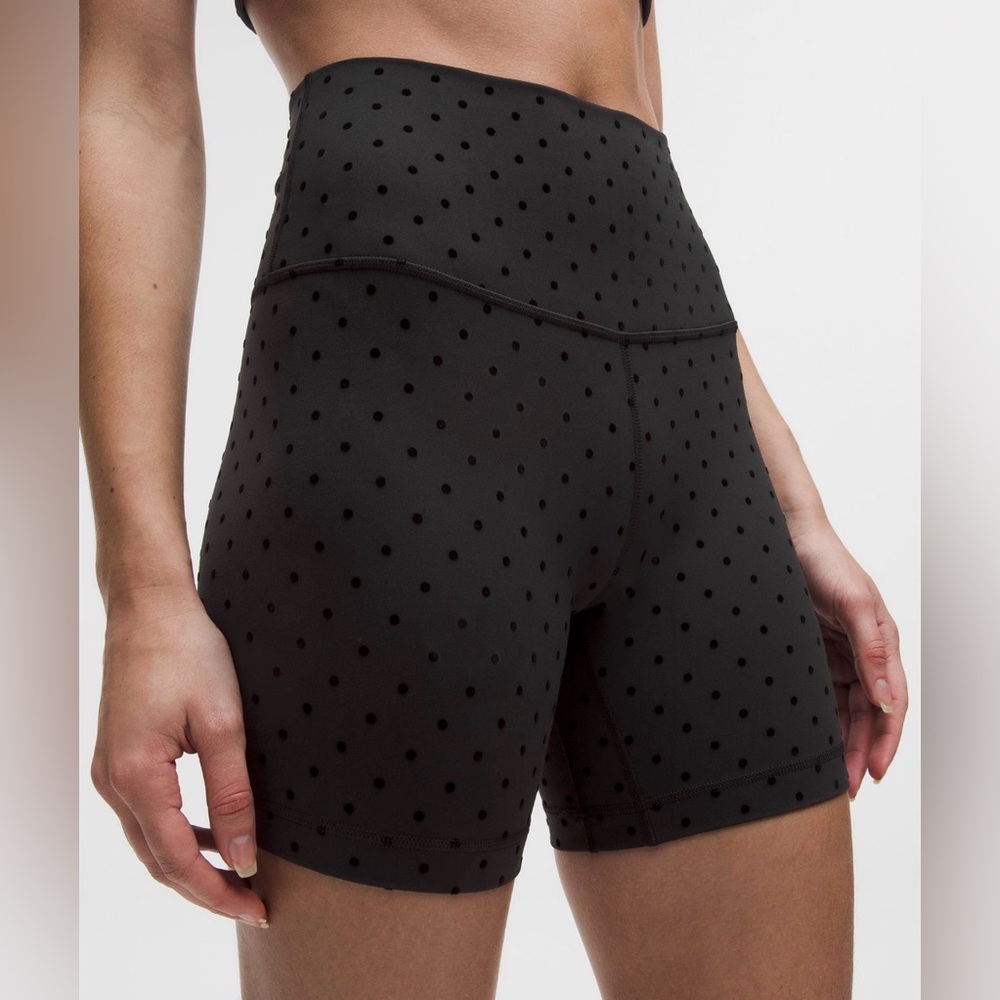 Sz8 Lululemon Align Shorts Flocked Polka Dot